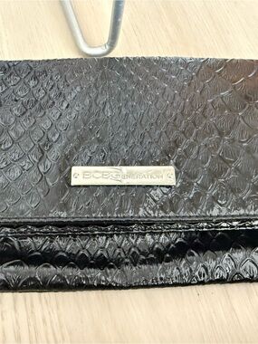 BCBGeneration Black Textured Clutch